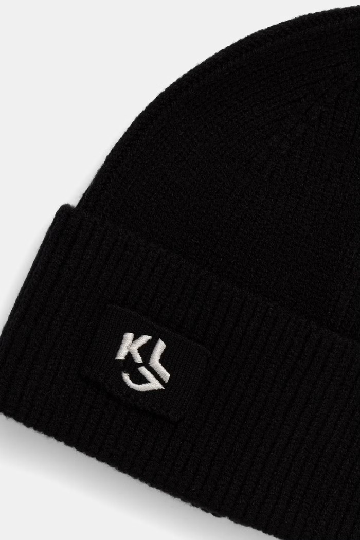 Karl Lagerfeld Jeans căciulă pentru femei B3W33047 negru AW26