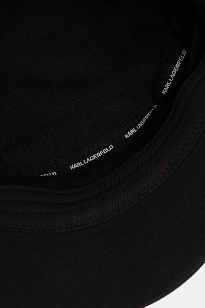 Doplňky Karl Lagerfeld bekovka dámská vlněná K/AUTOGRAPH B3W33007 černá