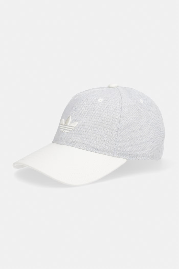 adidas Originals čiapka so šiltom dámska s prímesou vlny modrá KX1648