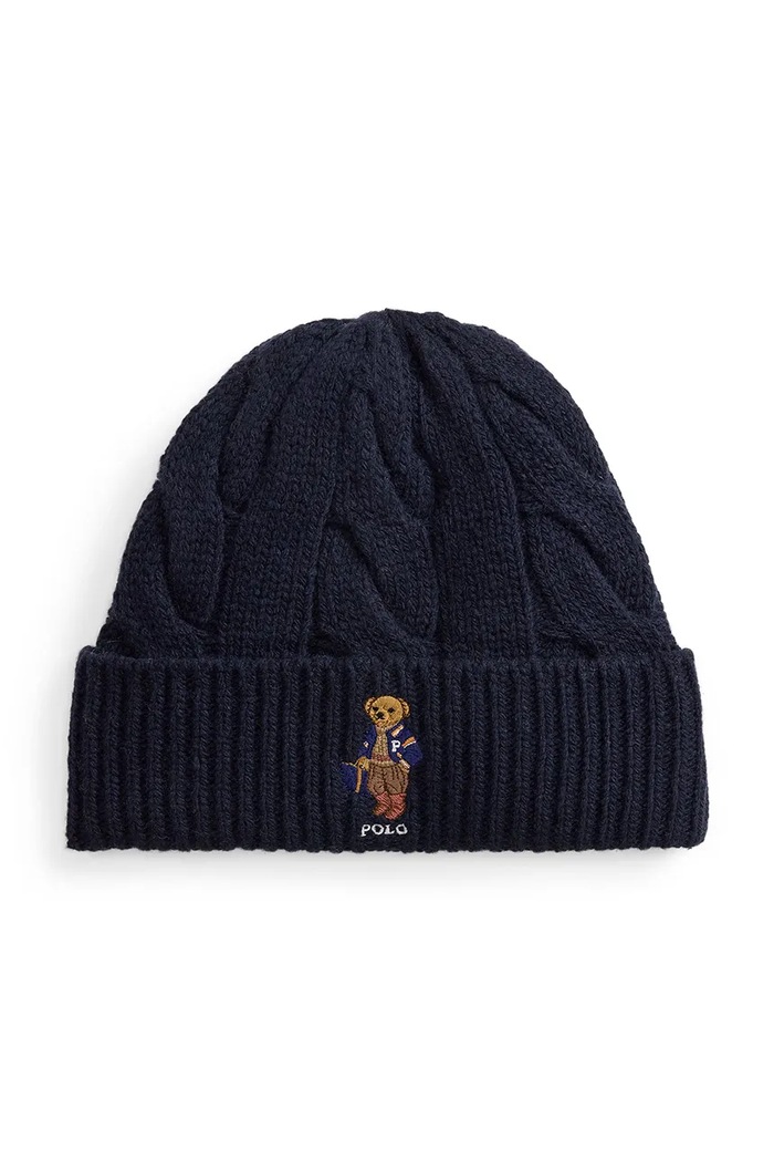 Polo Ralph Lauren czapka beanie damska granatowy 455P18118