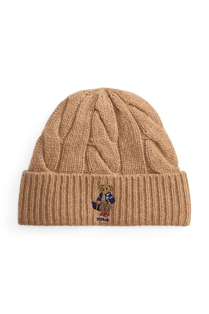 Polo Ralph Lauren Čiapka beanie dámska hnedá 455P18118