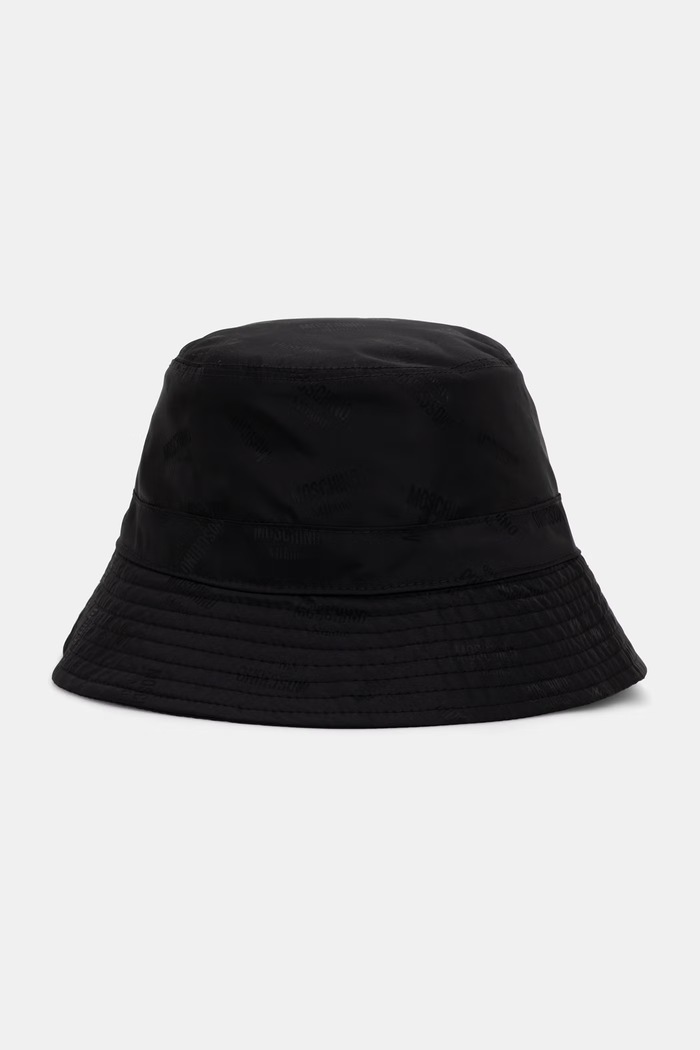 Moschino kapelusz bucket damski czarny M3481.65476
