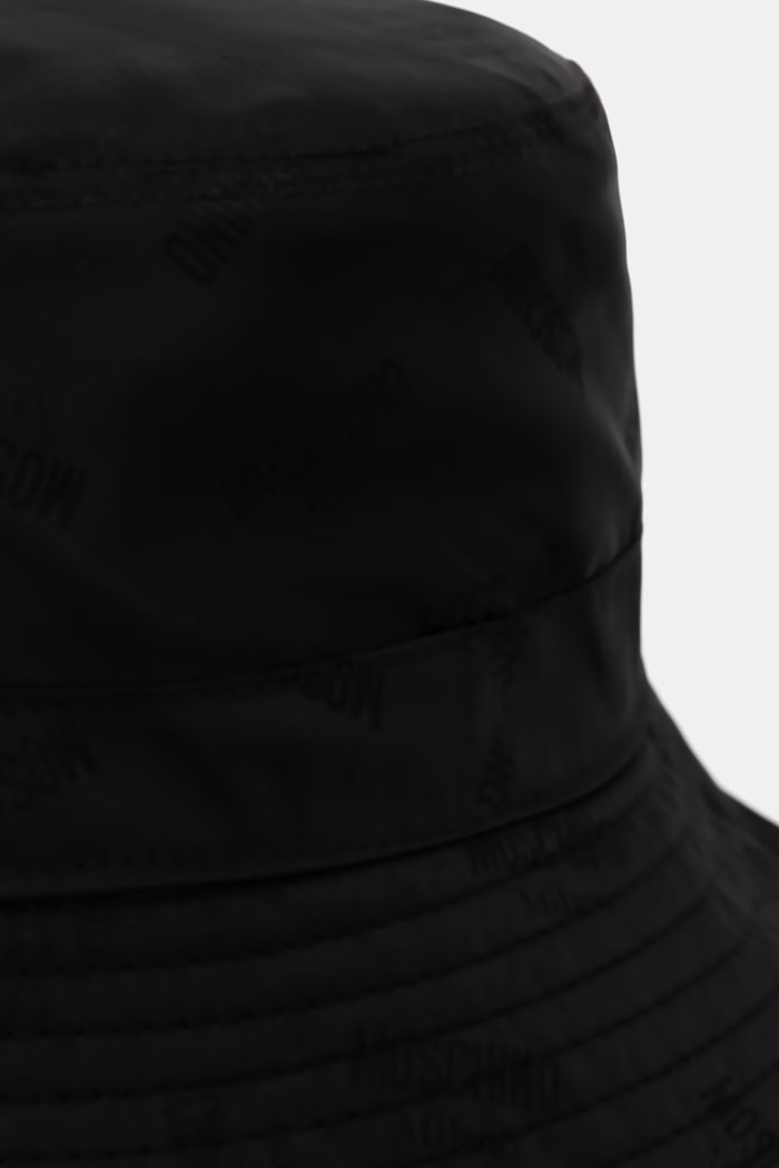 Moschino kapelusz bucket damski M3481.65476 czarny AW26