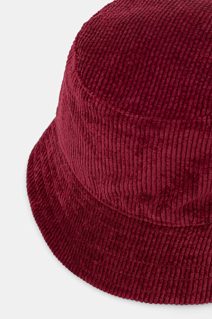 Moschino kapelusz bucket damski bordowy M3482.65475