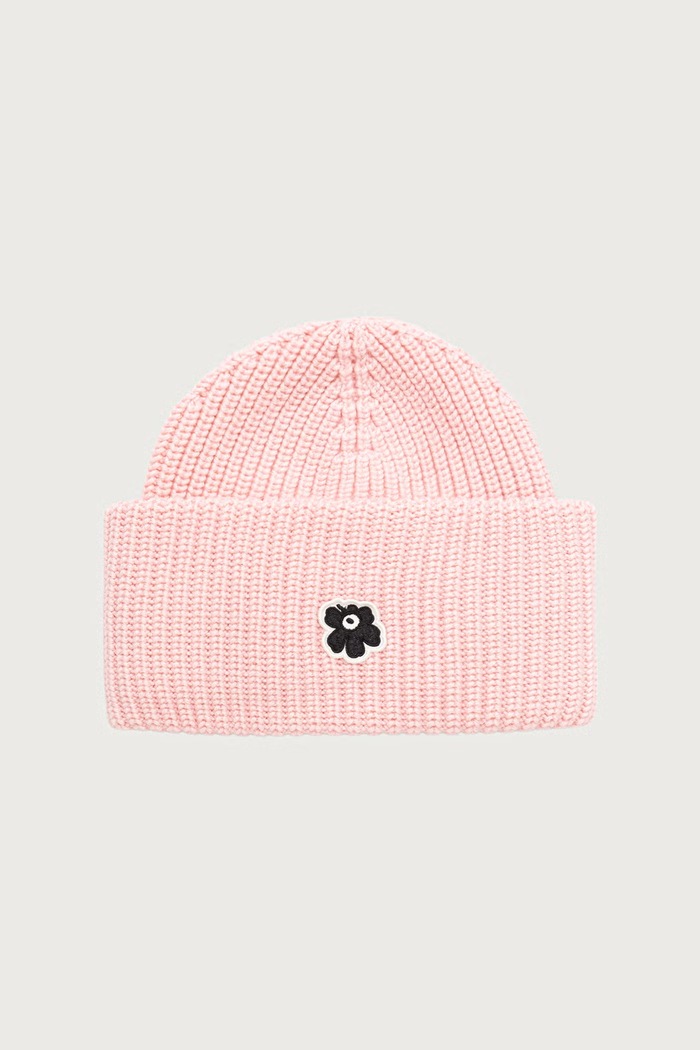 Marimekko Beanie kapa za žene od vune roza 096237