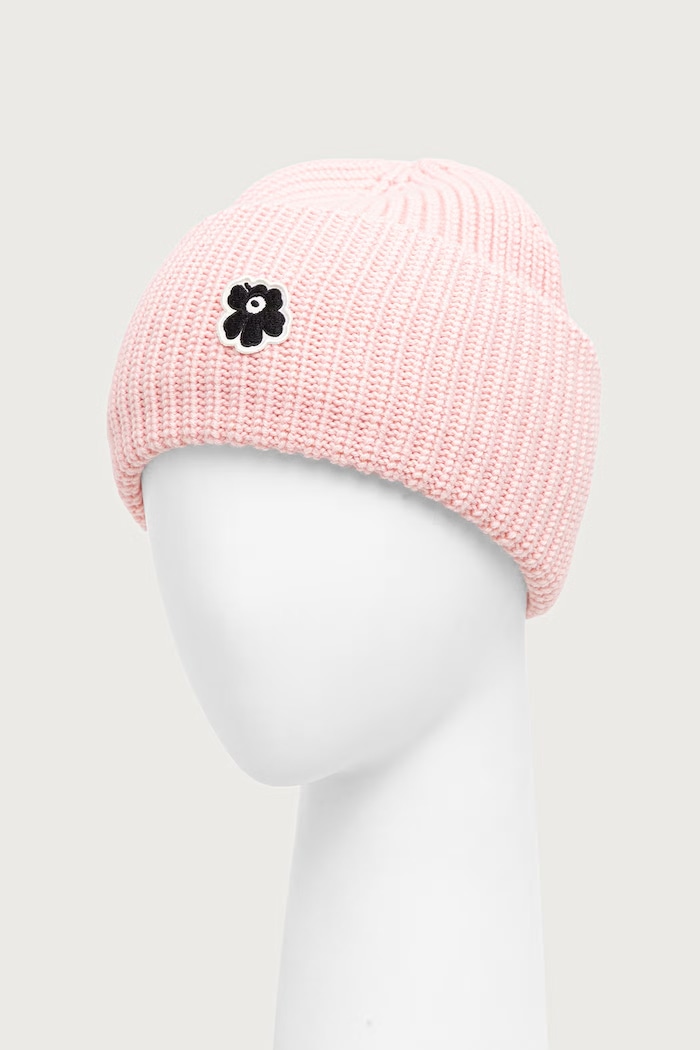 Dodaci Marimekko Beanie kapa za žene od vune 096237 roza