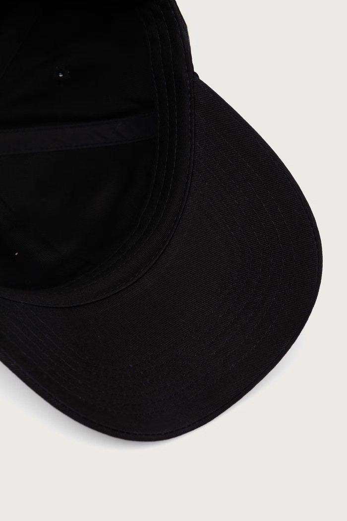 Kenzo czapka z daszkiem damska bawełniana czarny FG68AC801F49