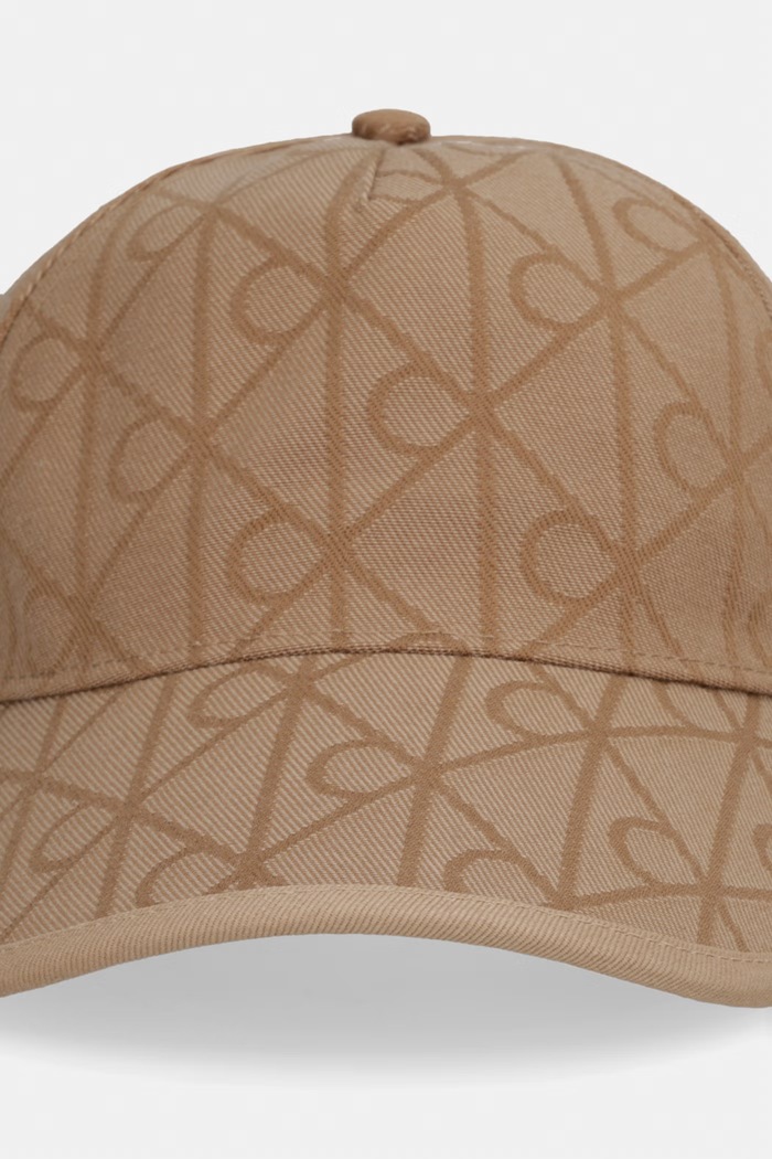 Calvin Klein női siltes sapka LV04F5082G bézs AW26