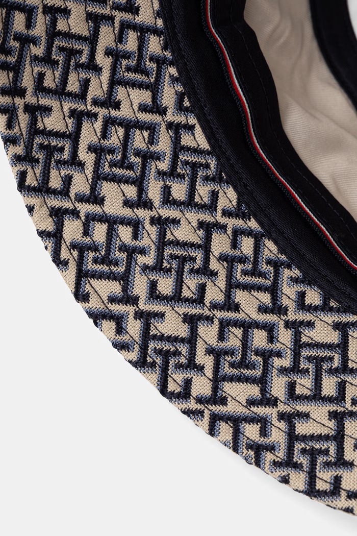 Akcesoria Tommy Hilfiger kapelusz bucket damski AW0AW18868 beżowy