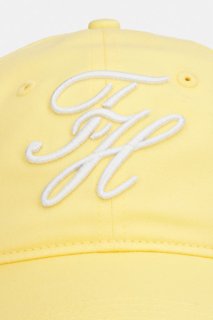 Tommy Hilfiger čiapka so šiltom dámska AW0AW18671 žltá AW26