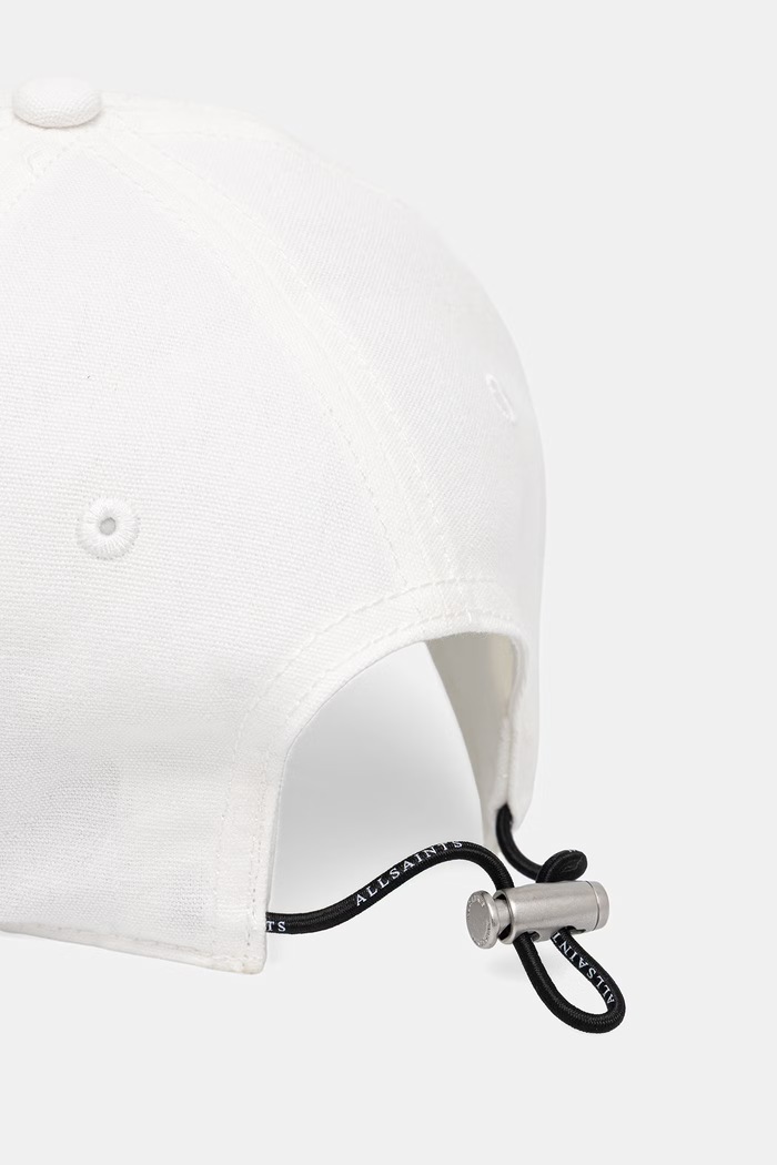 Accesorii AllSaints șapcă pentru femei din bumbac 29W325XE alb