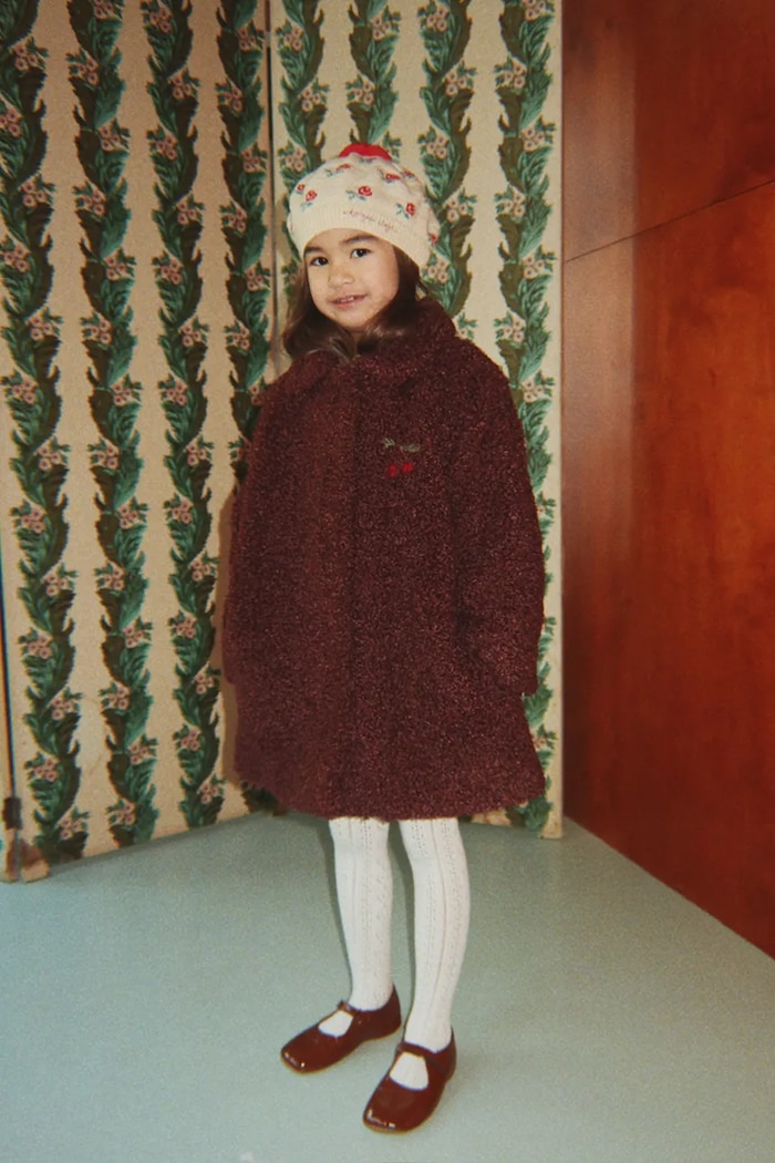 Konges Sløjd Beret dziecięcy z wełną BELOU BERET KS106391.9BY2