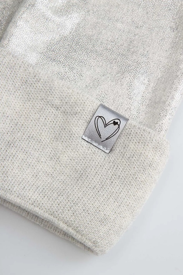 Coccodrillo Pletená čepice dětská ZC6364301AAG šedá AW26