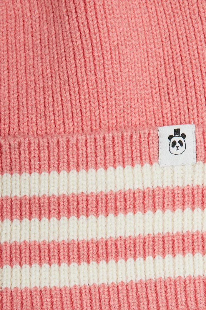 Mini Rodini czapka beanie dziecięca z dodatkiem wełny 26765112 różowy AW26