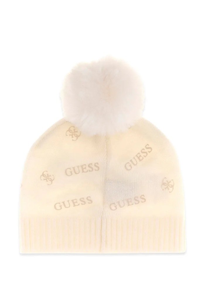 Guess Czapka z pomponem dziecięca J6BZ44.Z1553.9BY2 beżowy AW26