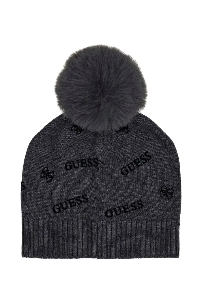 Guess Czapka z pomponem dziecięca J6BZ44.Z1553.9BY2 szary AW26