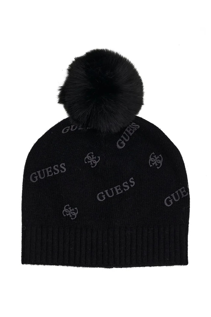 Guess Czapka z pomponem dziecięca czarny J6BZ44.Z1553.9BY2