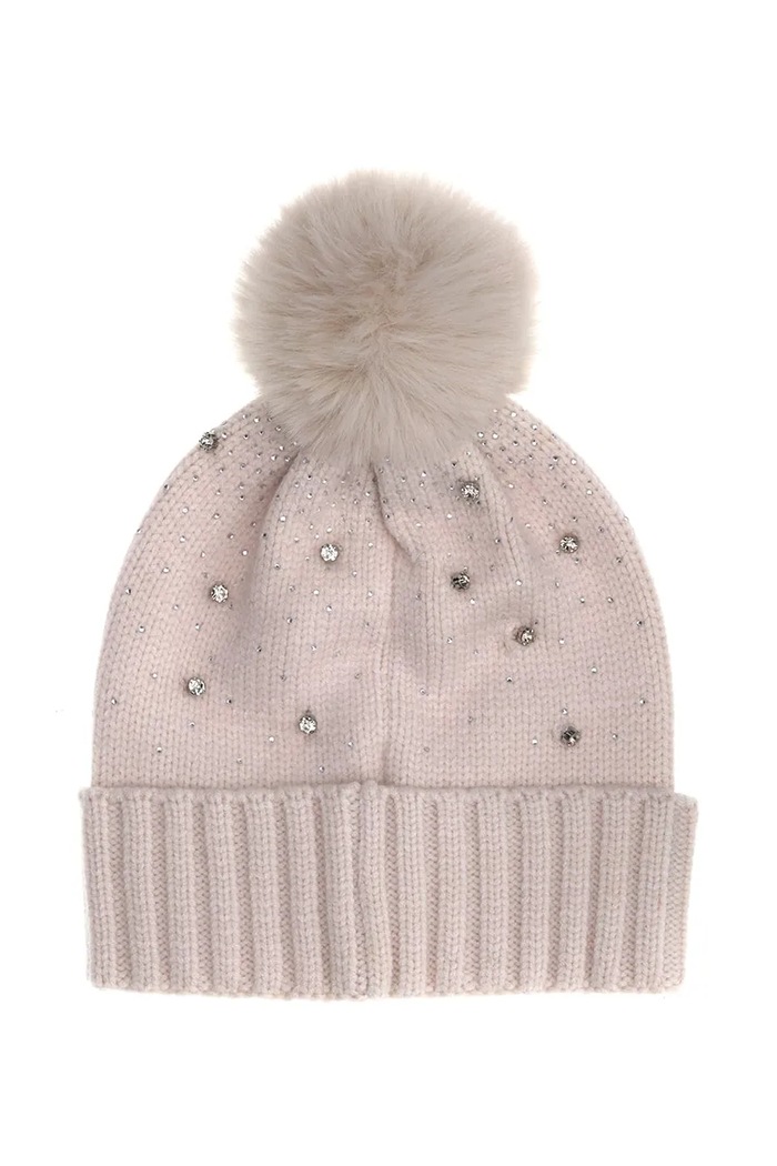 Guess Czapka z pomponem dziecięca J6BZ37.K5991.9BY2 biały AW26