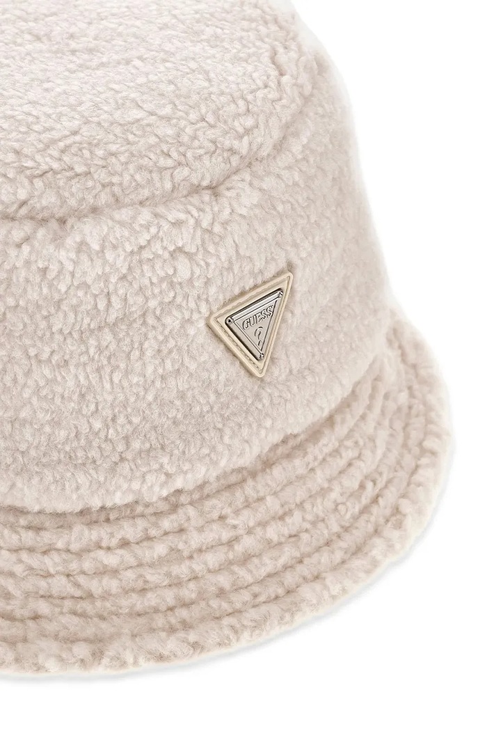 Dziewczynka Guess Kapelusz bucket dziecięcy polarowy J6BZ22.W4032.9BY2 beżowy