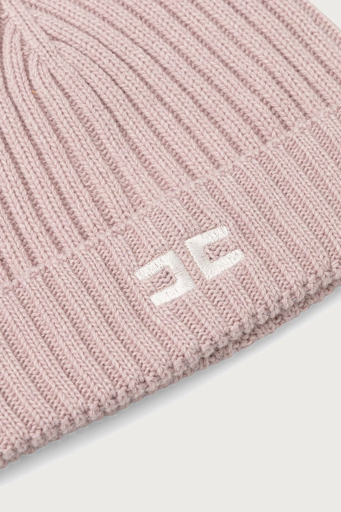 Elisabetta Franchi Kapa za djecu s vunom EFCP035.C.FL143 roza AW26