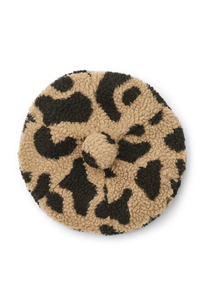 Dziewczynka Liewood Beret dziecięcy Poplar Pile Beret Hat LW19439.9BY2 beżowy