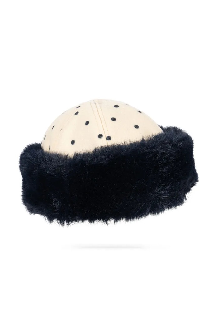 Konges Sløjd Czapka dziecięca z wełną PORSIA HAT KS105754.9BY2 granatowy AW26