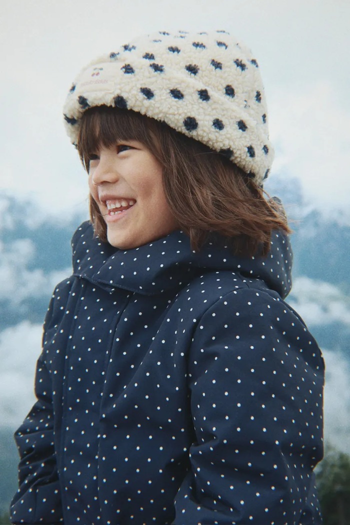 Konges Sløjd σκούφος παιδικός JODY TEDDY HAT GRS μπεζ KS105719.9BY2