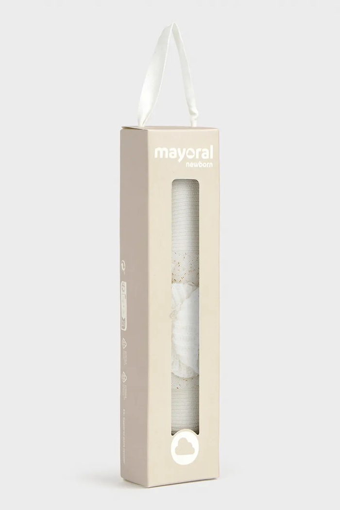 Дівчинка Mayoral Newborn Пов'язка на голову для немовлят 9133.2K.Newborn.9BY2 бежевий
