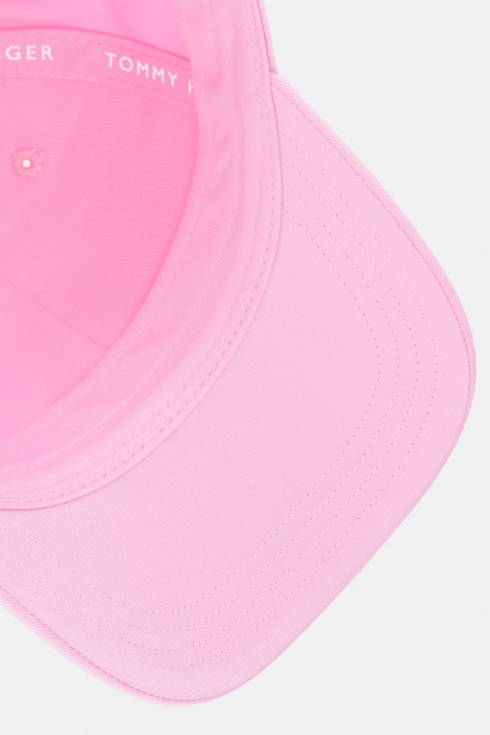 Tommy Hilfiger czapka z daszkiem dziecięca bawełniana różowy KA0KA00033.9BY2.G