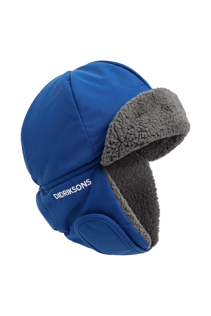 Didriksons Czapka uszatka dziecięca BIGGLES CAP 7 506340 niebieski AW26