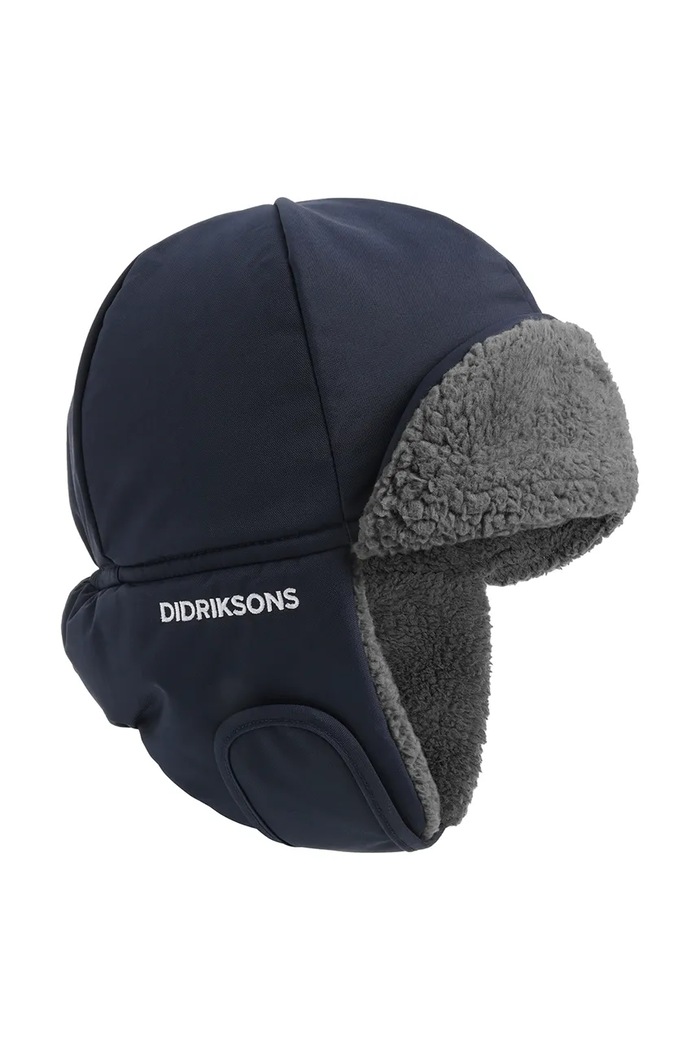 Didriksons Czapka uszatka dziecięca BIGGLES CAP 7 506340 granatowy AW26