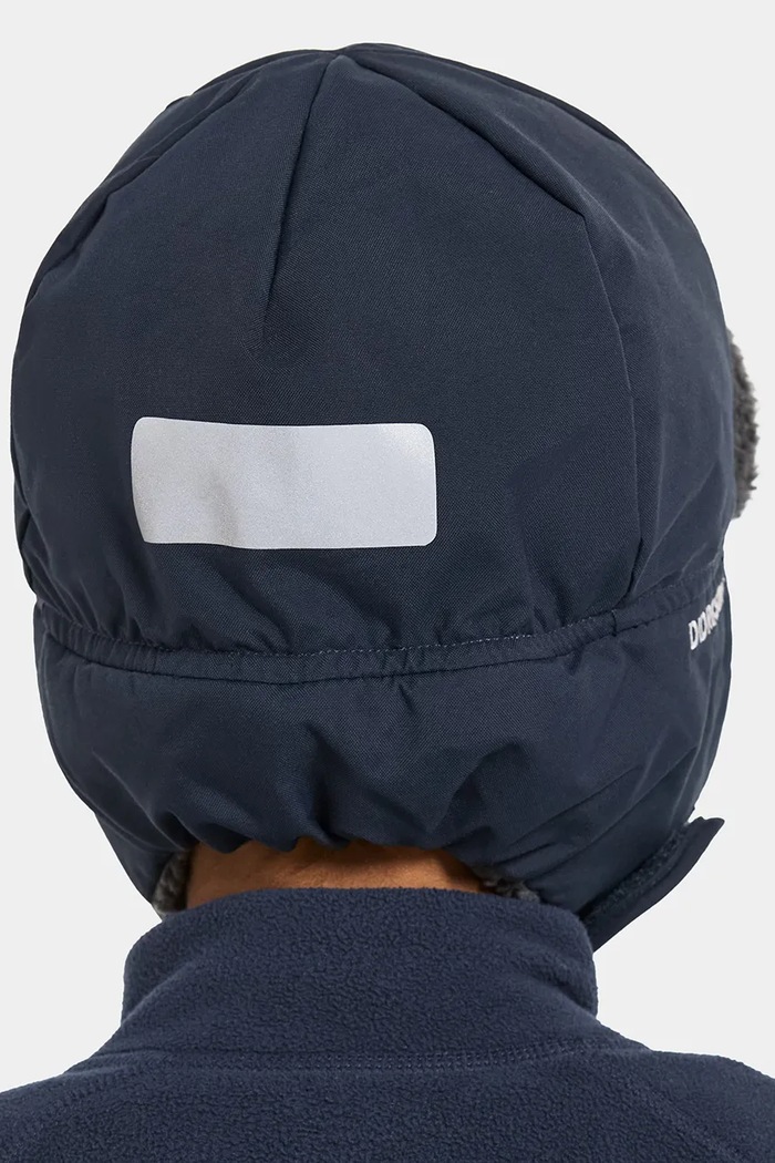 Czapka uszatka dziecięca BIGGLES CAP 7 Didriksons 506340 granatowy