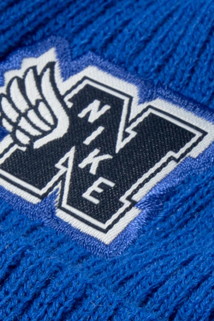 Czapka i rękawiczki dziecięce Nike 8A3181 niebieski