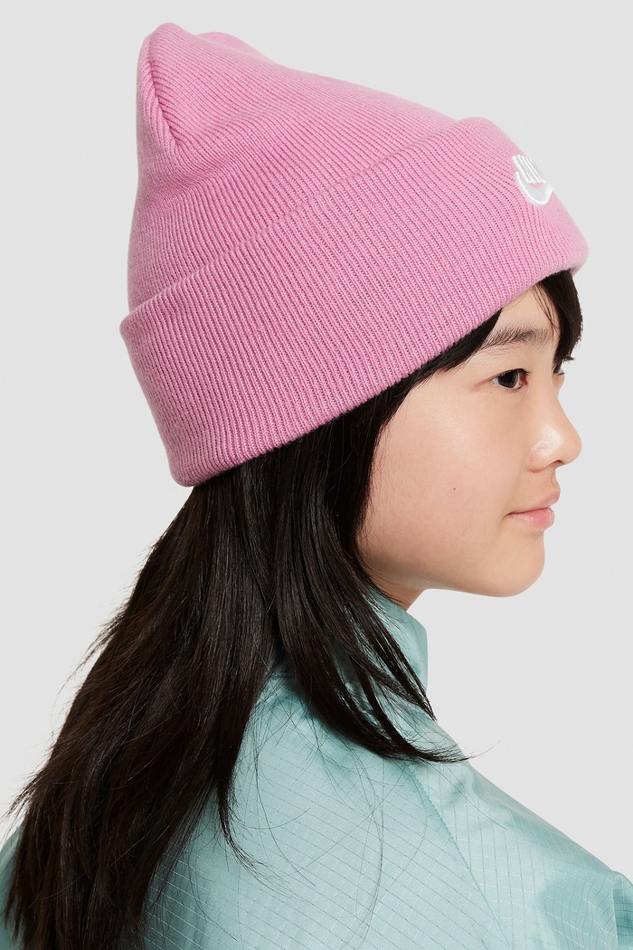Chłopiec Nike Czapka beanie dziecięca Nike Peak HF5498 różowy