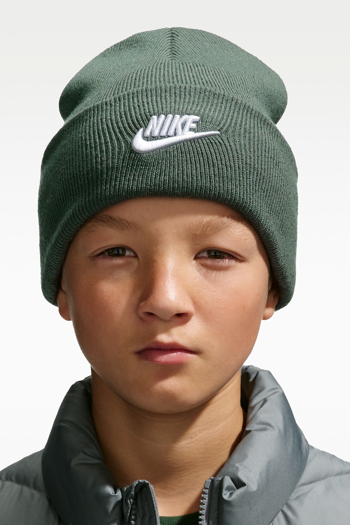 Nike Czapka beanie dziecięca Nike Peak zielony HF5498