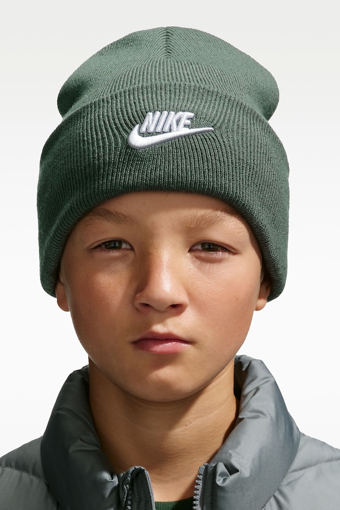Nike Czapka beanie dziecięca Nike Peak zielony HF5498