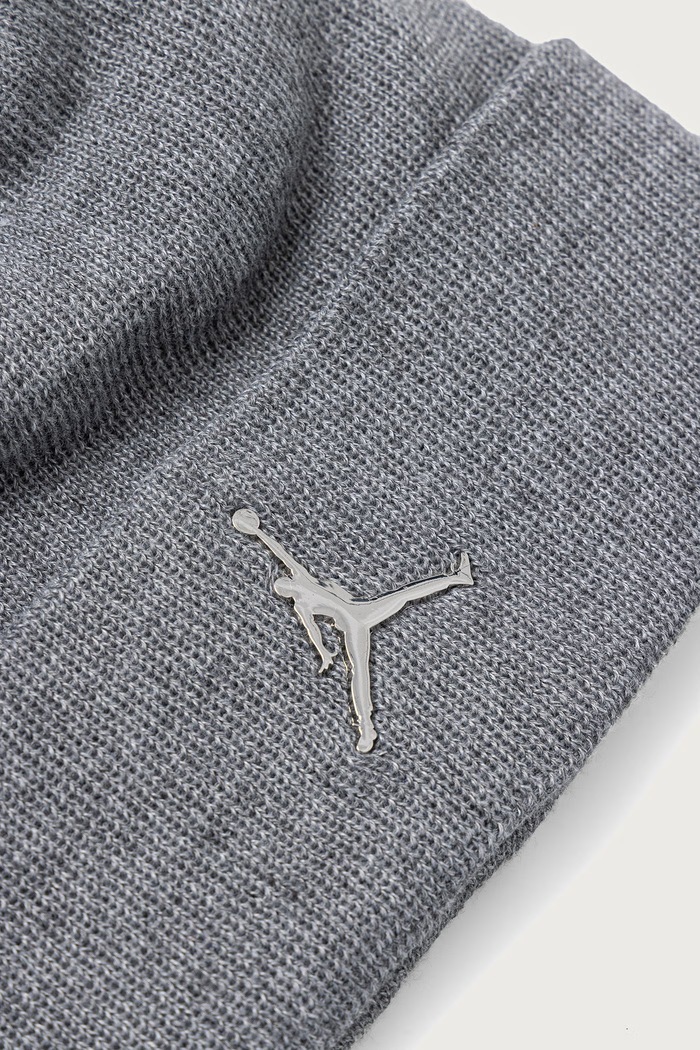 Jordan Czapka beanie dziecięca z bawełną 9A0063 szary AW26