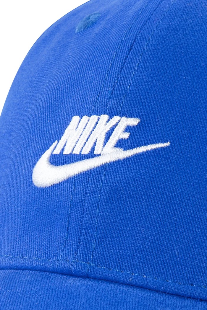 Nike Czapka z daszkiem dziecięca bawełniana niebieski 8A2902