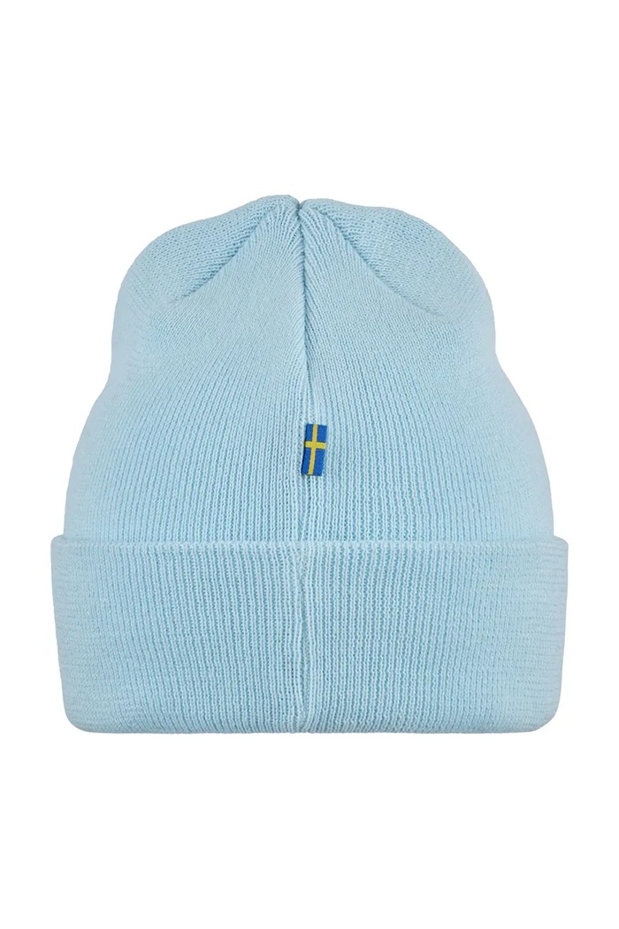 Chłopiec Fjallraven Czapka beanie dziecięca Kids 1960 Logo Hat F78144.514 niebieski