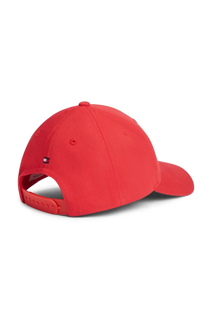 Tommy Hilfiger Czapka bejsbolówka dziecięca bawełniana x Peanuts KA0KA00117.9BY2 czerwony AW26
