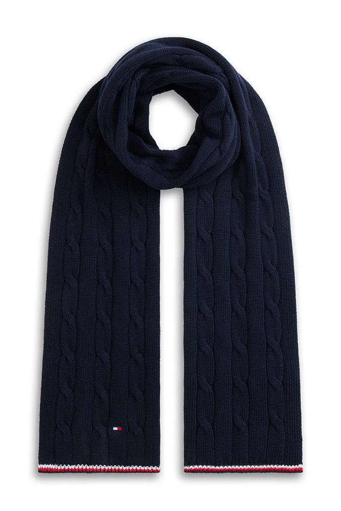 Komplet dziecięcy bawełniany Tommy Hilfiger KA0KA00107.9BY2 granatowy