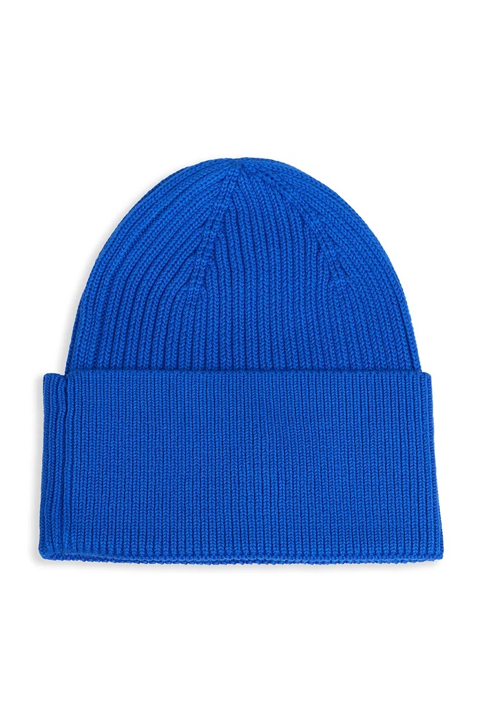 Chłopiec Tommy Hilfiger czapka beanie dziecięca bawełniana KA0KA00119.9BY2 niebieski