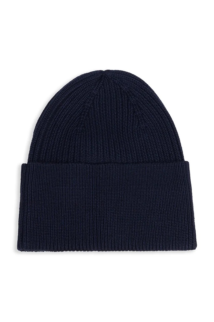 Chłopiec Tommy Hilfiger czapka beanie dziecięca bawełniana KA0KA00119.9BY2 granatowy