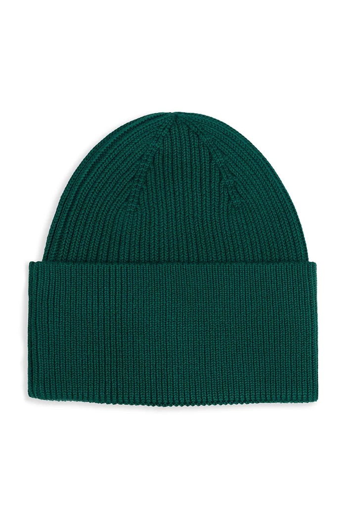 Chłopiec Tommy Hilfiger Czapka beanie dziecięca bawełniana KA0KA00119.9BY2 zielony