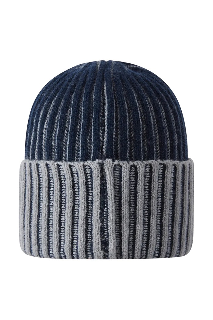 Reima Czapka beanie dziecięca z wełną Veikee 5300371A.9BY2 granatowy AW26