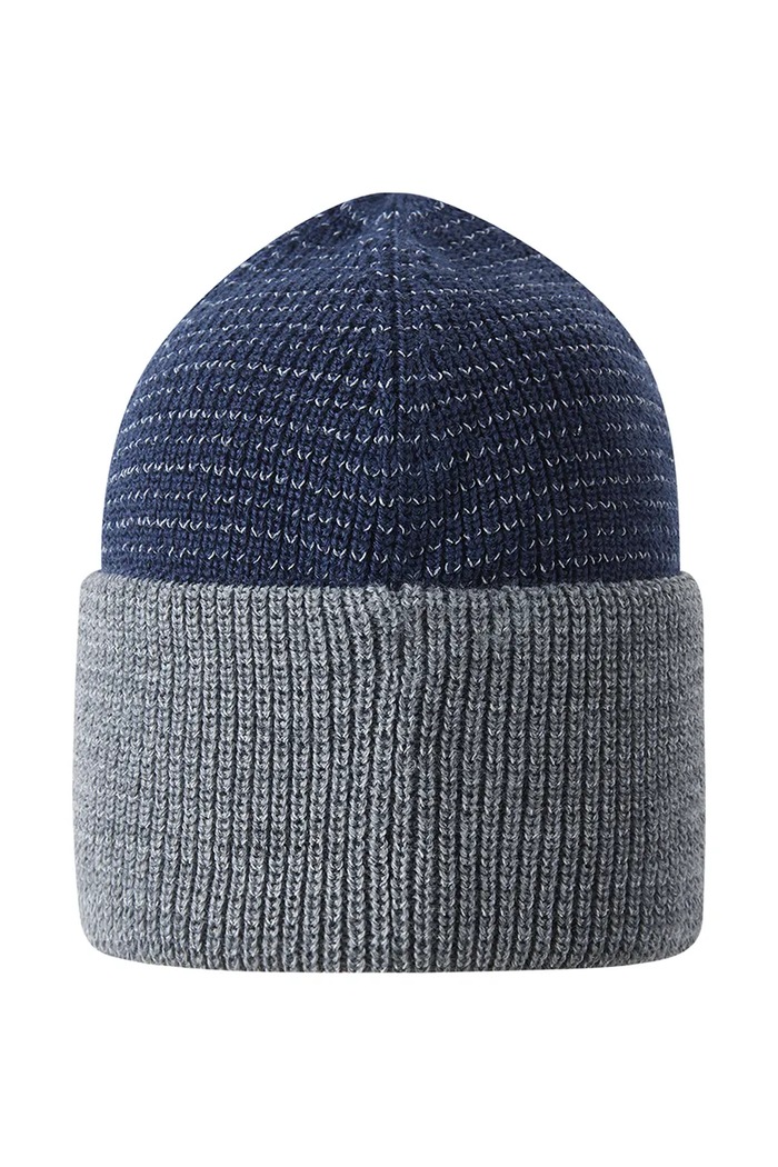 Reima Czapka beanie dziecięca z wełną Vihje 5300370A.9BY2 granatowy AW26
