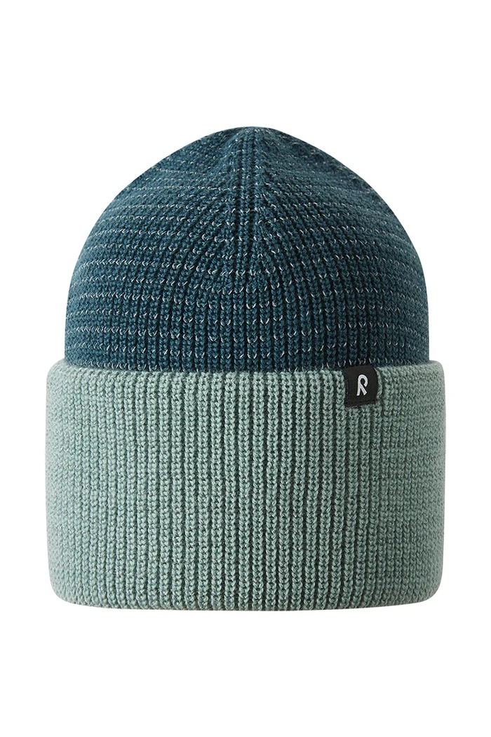 Reima Czapka beanie dziecięca z wełną Vihje 5300370A.9BY2 turkusowy AW26