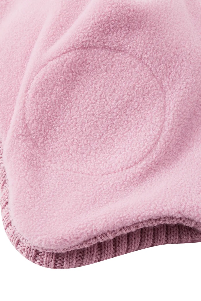 Czapka uszatka dziecięca wełniana Mystinen Reima 5300325A.9BY2 różowy