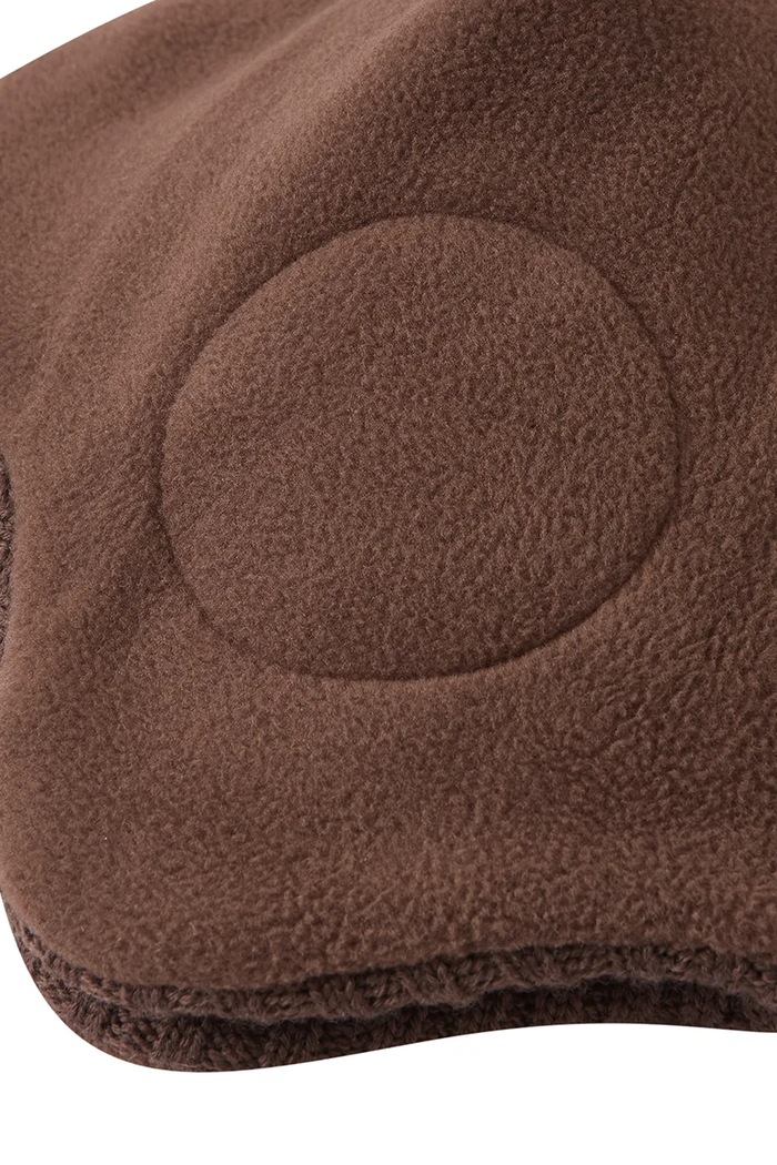 Czapka uszatka dziecięca wełniana Mystinen Reima 5300325A.9BY2 brązowy