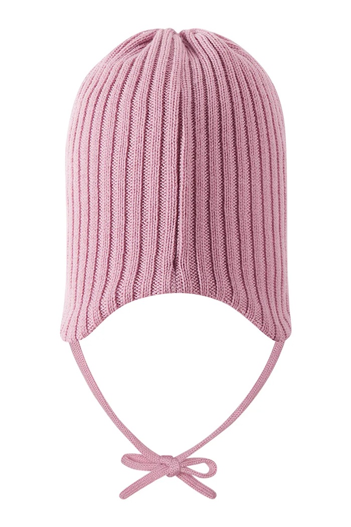 Reima Czapka beanie dziecięca z wełny merino Myssytys 5300324A.9BY2 różowy AW26